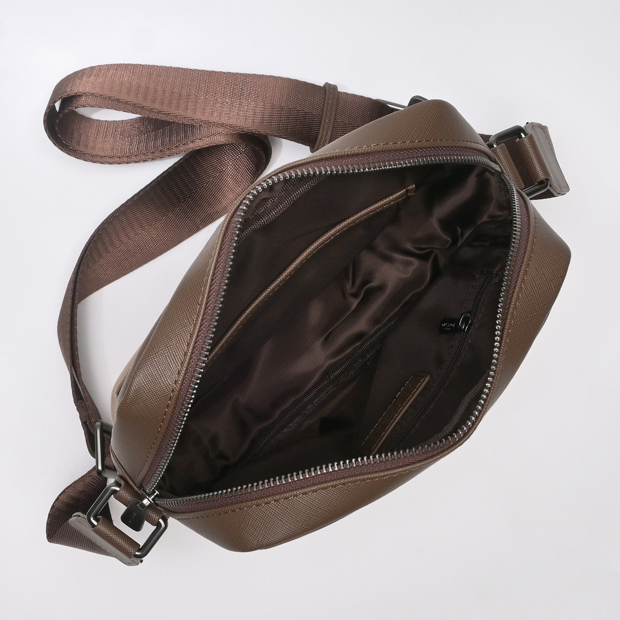 Camel Sling Bag With Small Key Pouch - TGSB1233PN3MK3