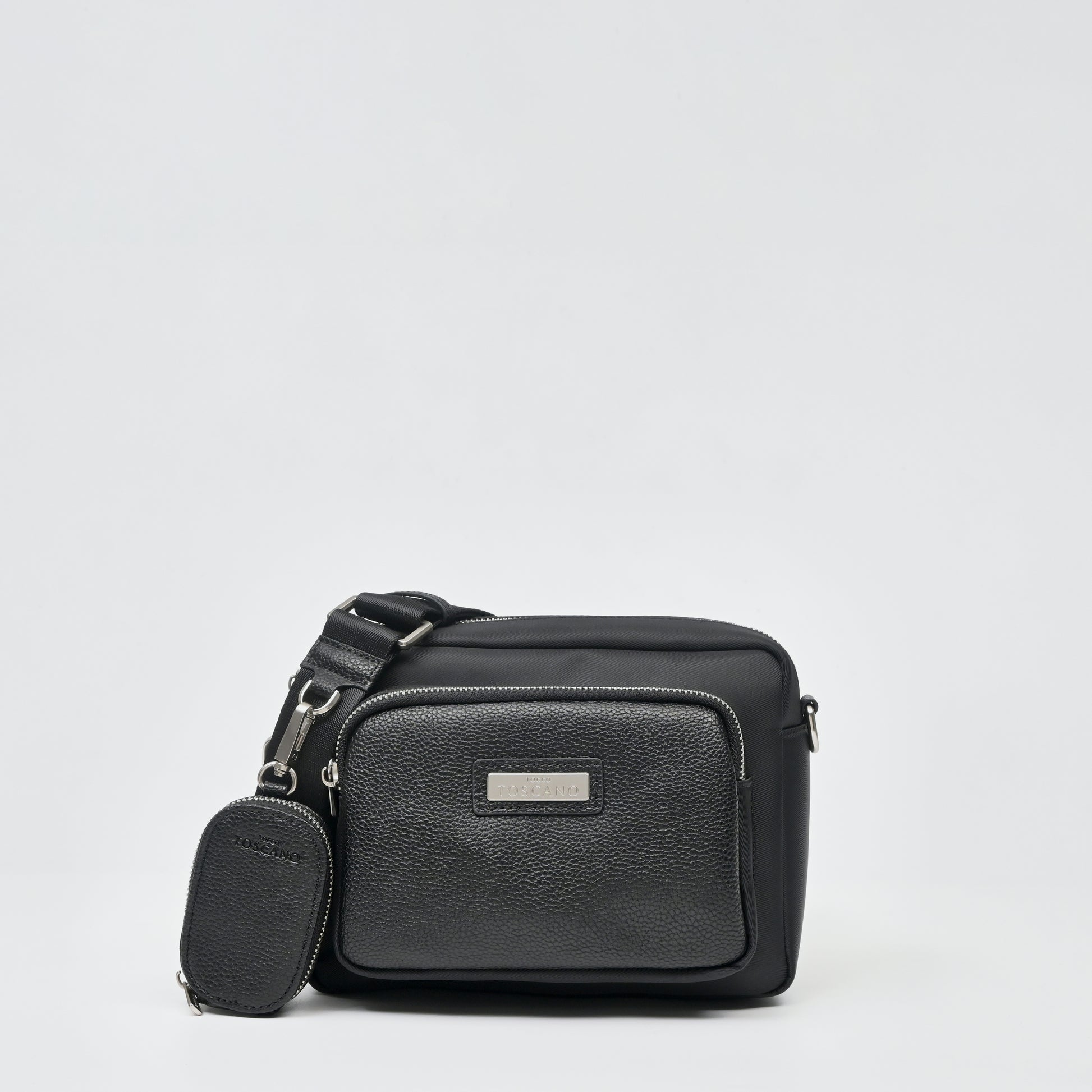 Sling Bag With Small Key Pouch - TGSB1323NN3ML3 BLACK - Tocco Toscano Malaysia