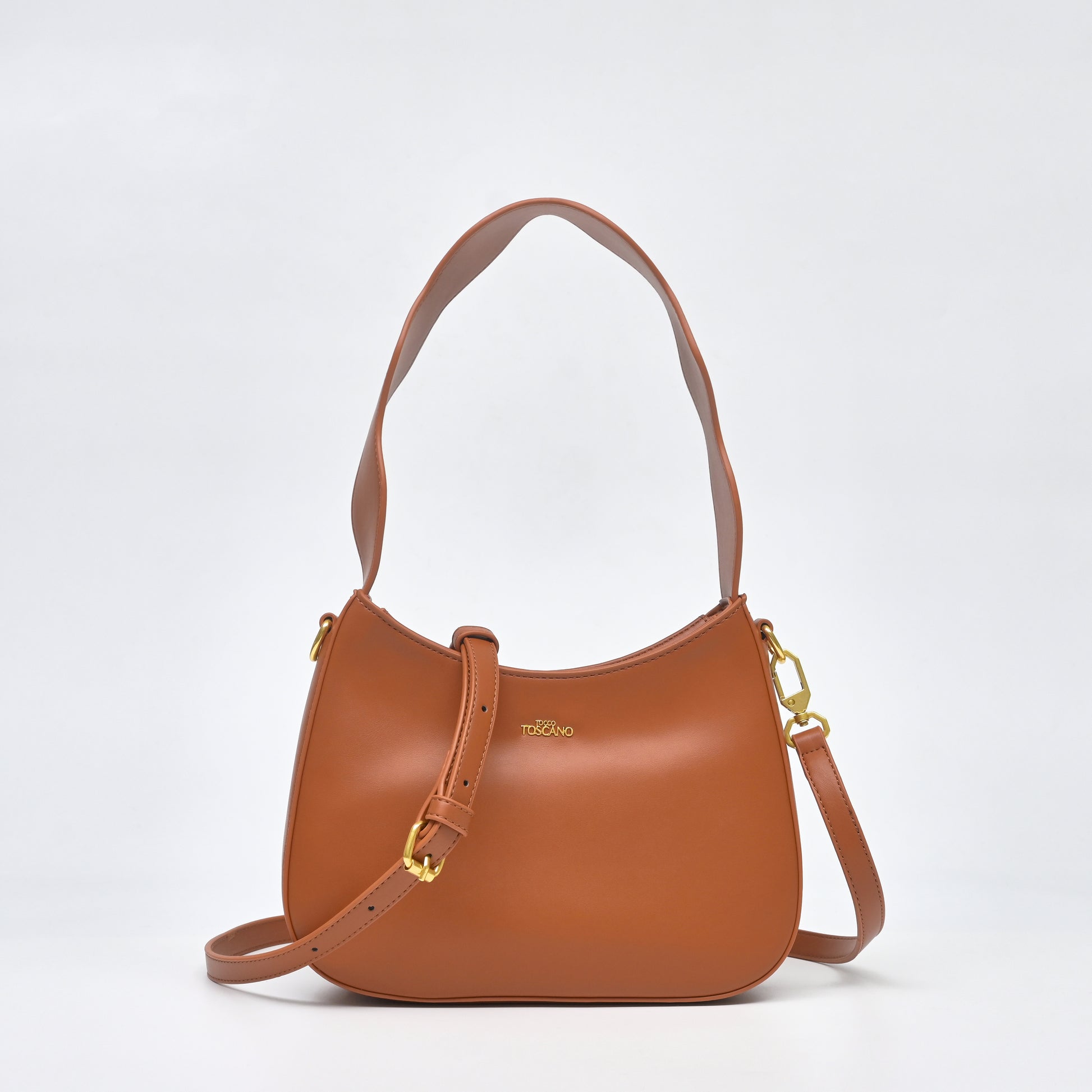Brown Terre Wavy Shoulder Bag - TLHB0111PN3BA4 - Tocco Toscano Malaysia