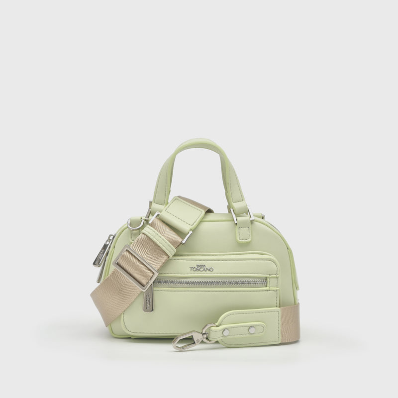 Light Green Urban Bowling Top Handle Bag - TLHB0412PN3MH5 - Tocco Toscano Malaysia
