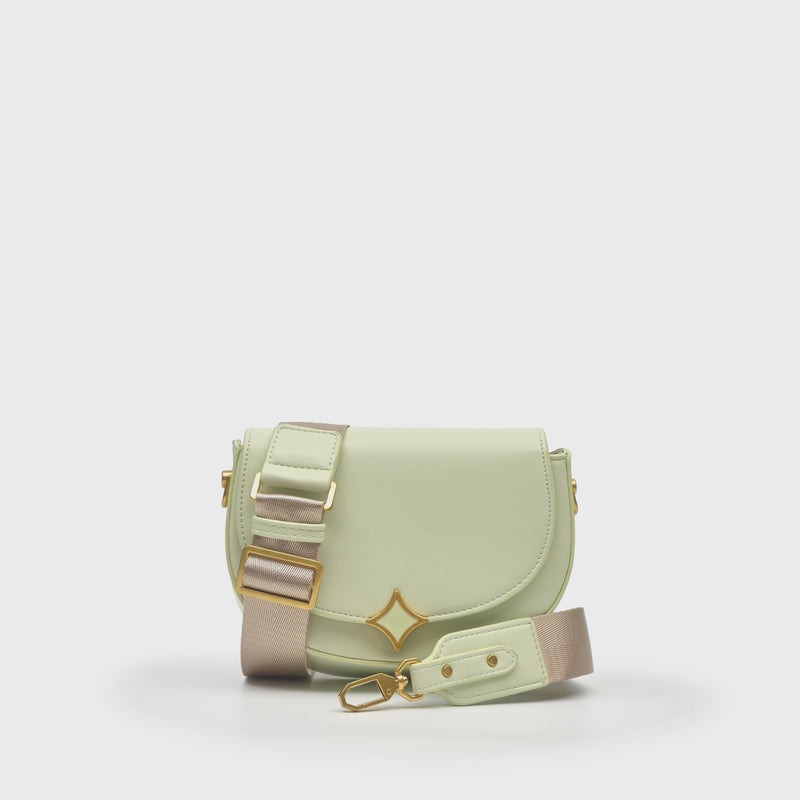 Light Green Gleam Crossbody Bag - TLHB0511PN3MI5 - Tocco Toscano Malaysia