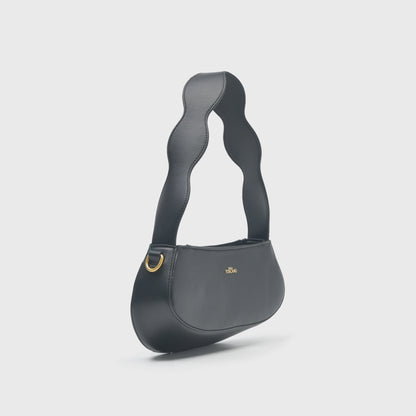 Wavy Shoulder Bag - TLHB0711PN3BI5