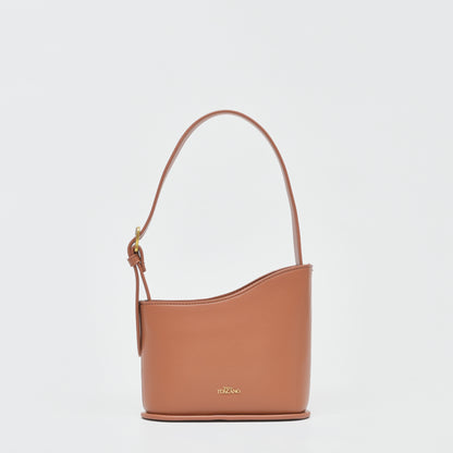 Béatrice Mini Asymmetrical Shoulder Bag - TLHB1512PN3MI4 Brown - Tocco Toscano Malaysia