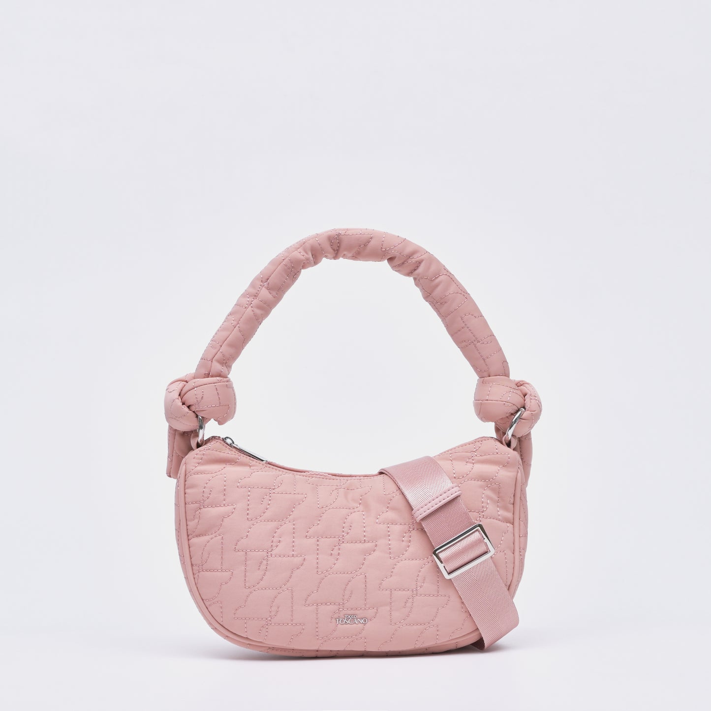 Quilted Padded Shoulder Bag - TLHB1611NN3MI4 Pink - Tocco Toscano Malaysia