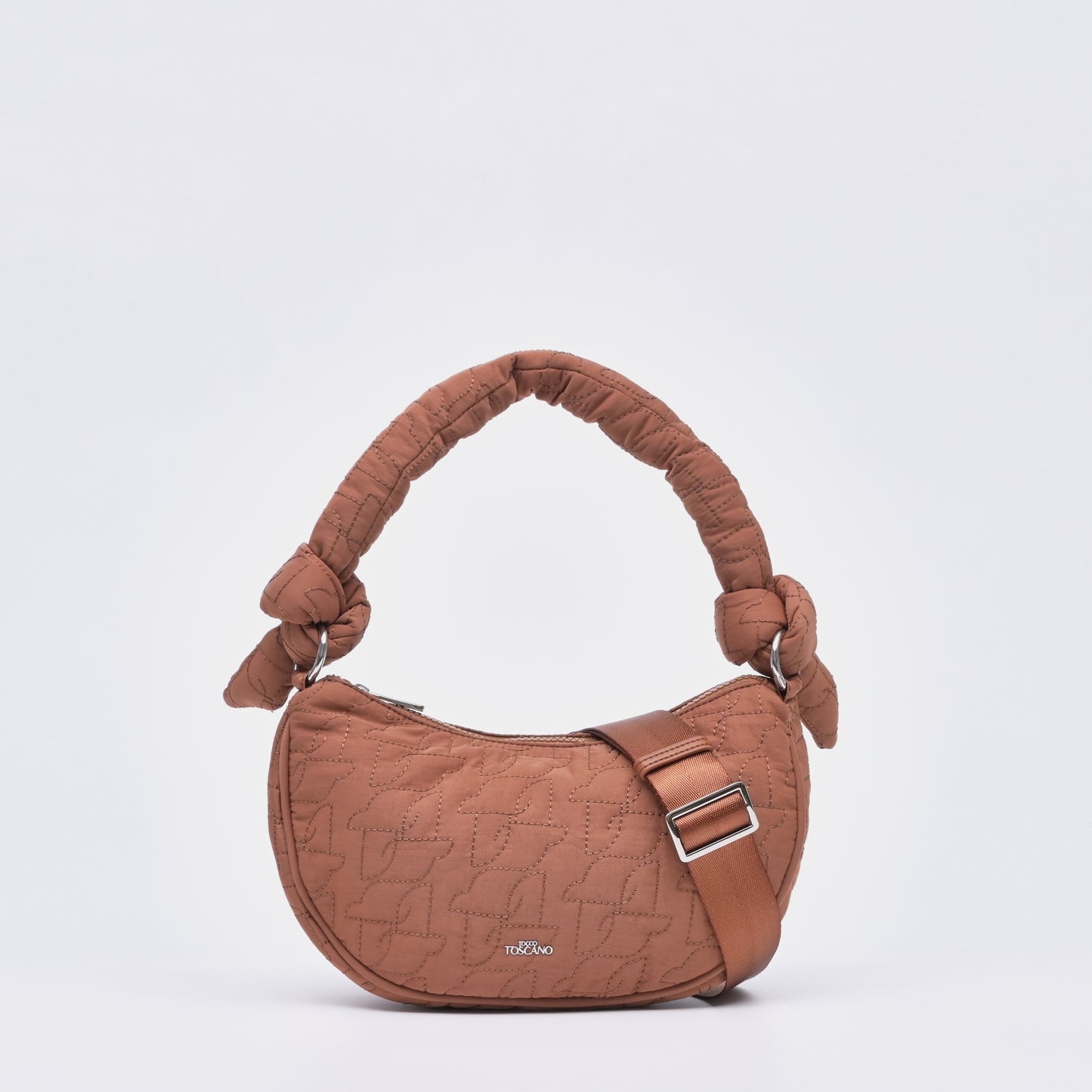 Quilted Padded Shoulder Bag - TLHB1611NN3MI4 Brown - Tocco Toscano Malaysia