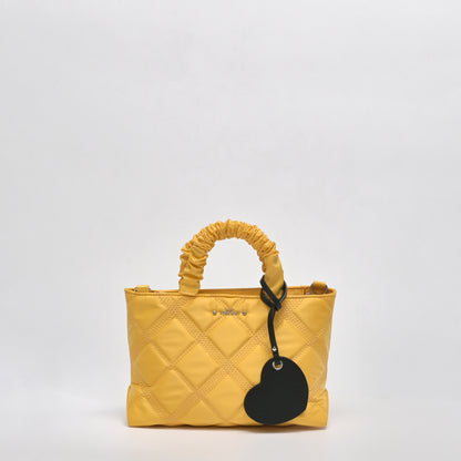 Nylon Raffle Handle Bag - TLHB1922NN3BL3 YELLOW - Tocco Toscano Malaysia
