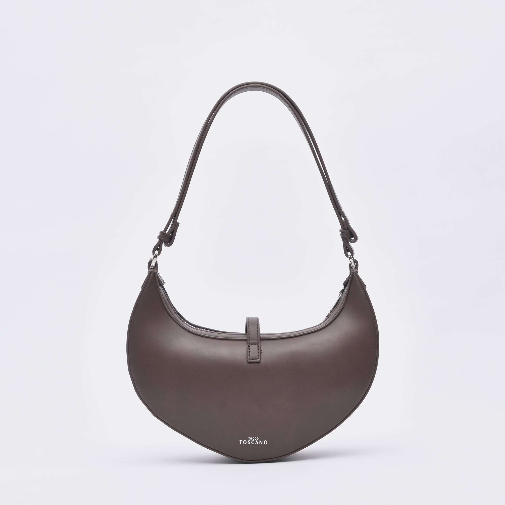 Heart Shape Shoulder Bag - TLHB4011PN3ML4 Dark Brown - Tocco Toscano Malaysia