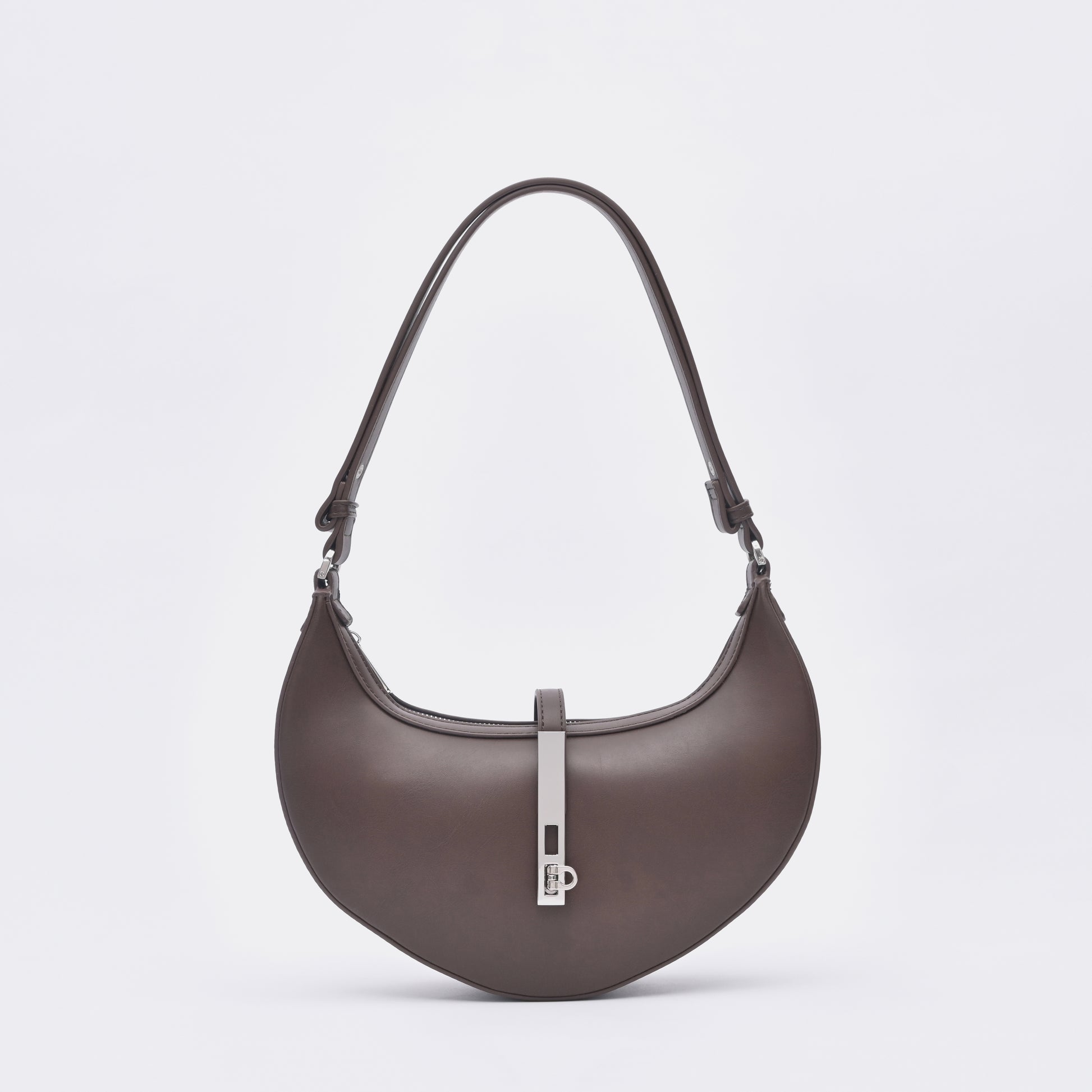Dark Brown Luna Love Shoulder Bag - TLHB4011PN3ML4 - Tocco Toscano Malaysia