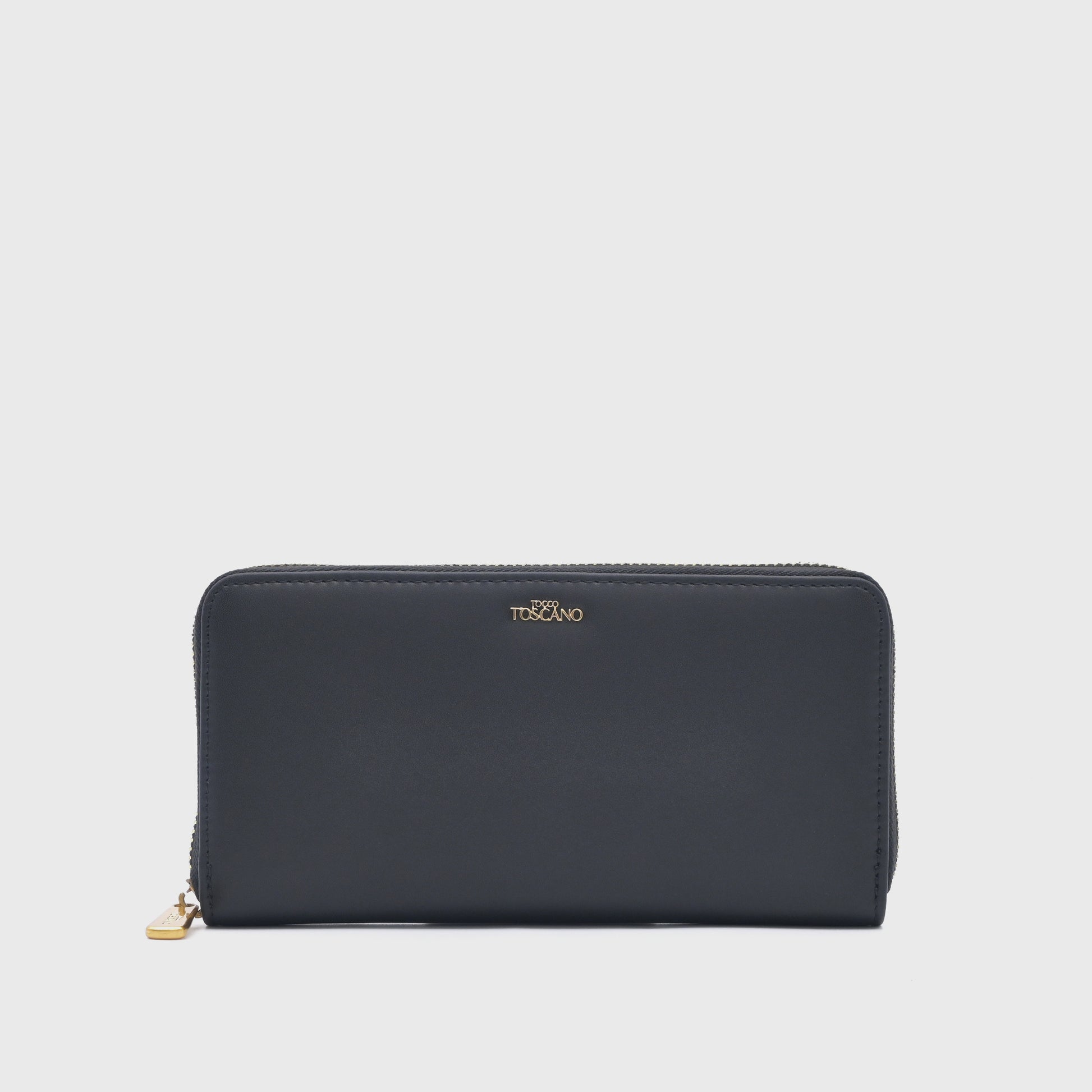 Black Accordion Zip Wallet - TLLP0112PN3MD5 - Tocco Toscano Malaysia