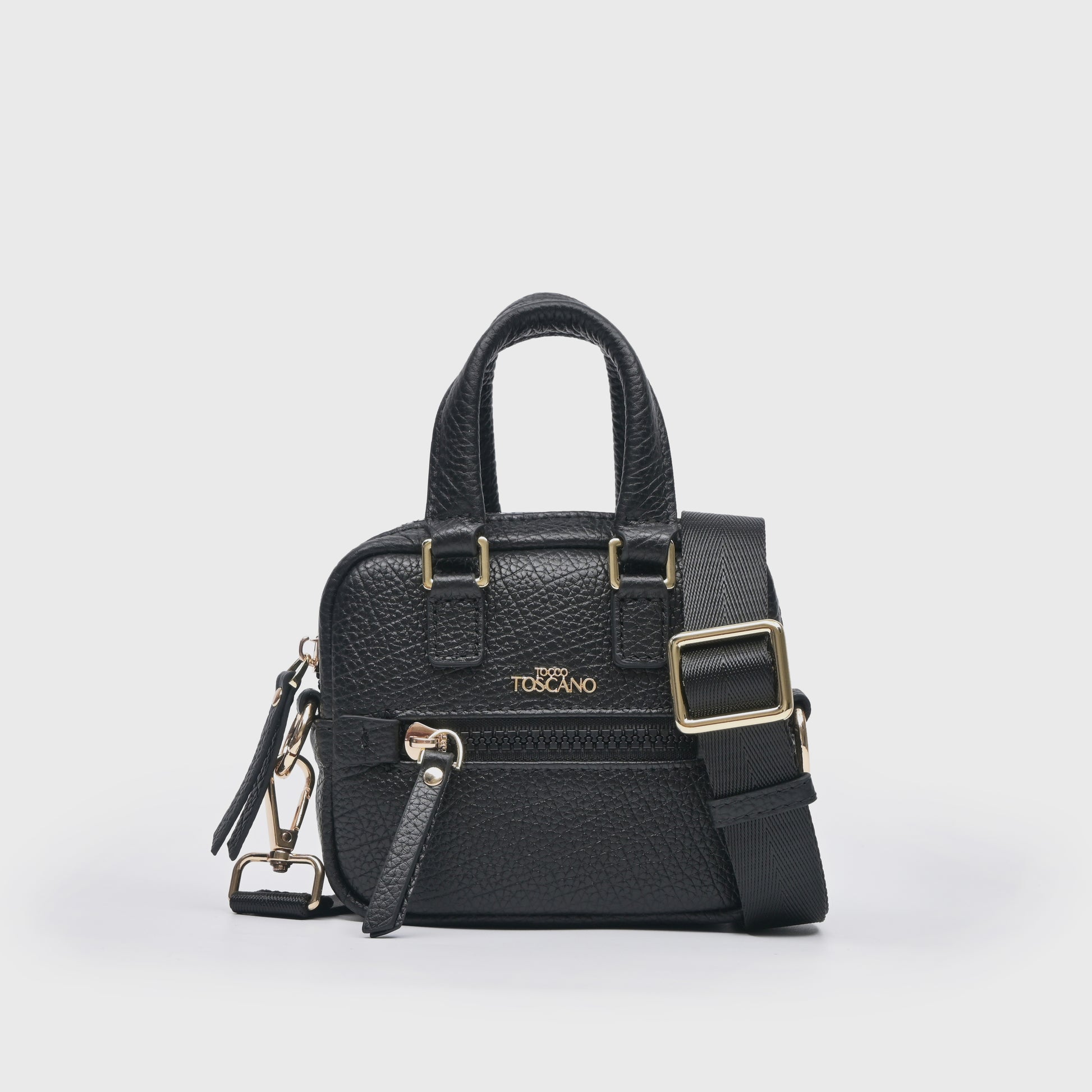 Black Mini Top Handle Bag - TLPC0223LN3MI5 - Tocco Toscano Malaysia