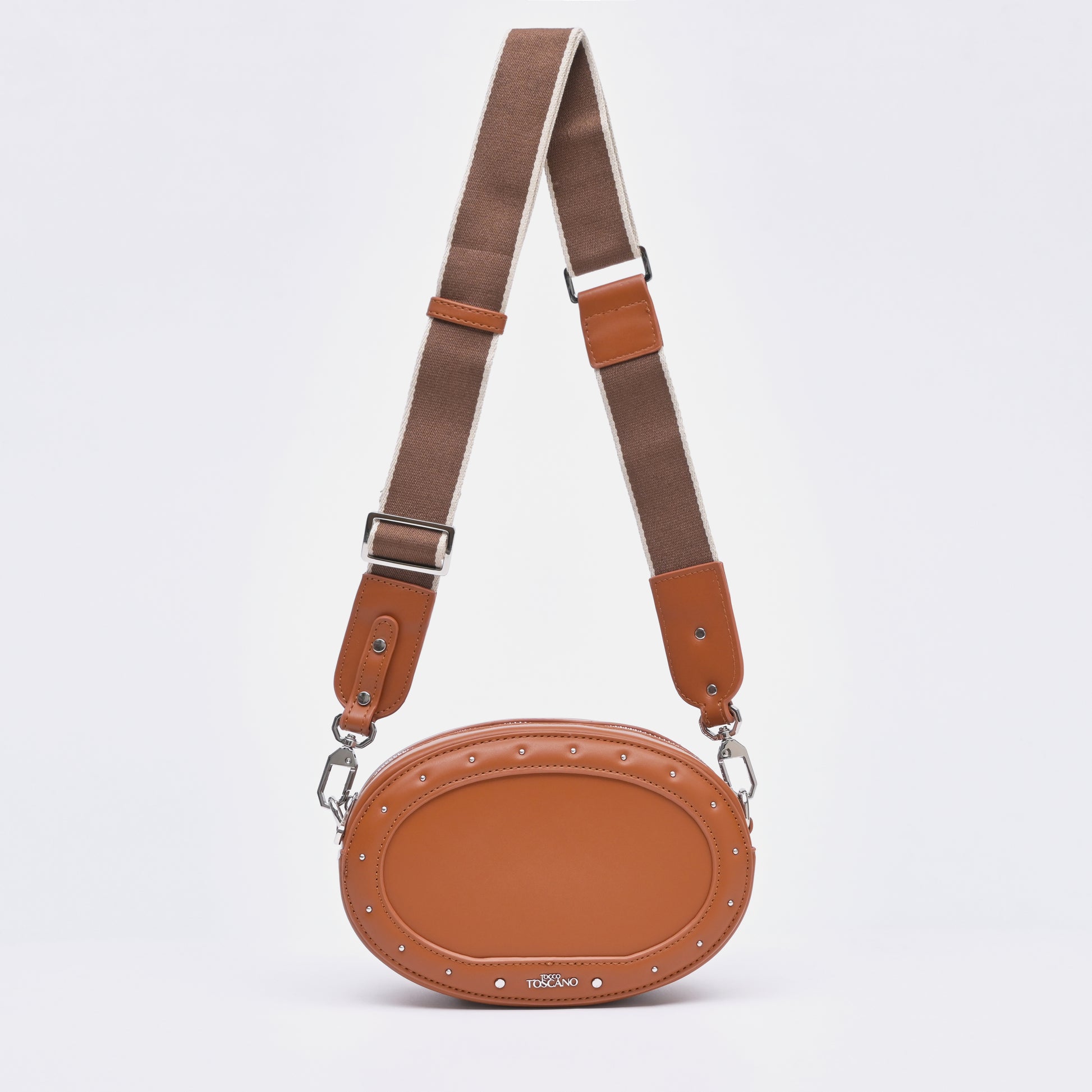 Brown LUNA Loop Oval Crossbody Bag - TLSB1012PN3MH4 - Tocco Toscano Malaysia