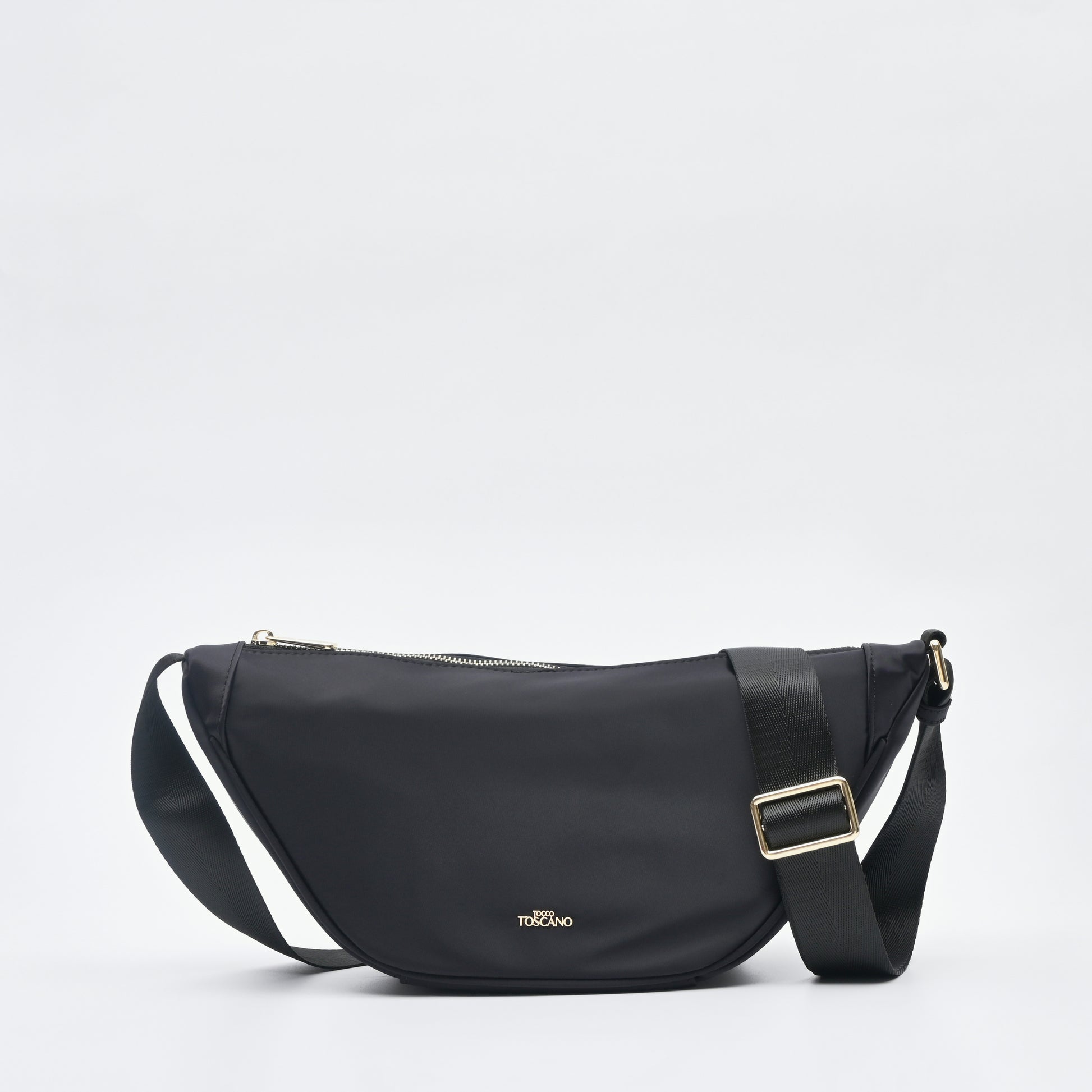Black Nylon Sling Bag - TLSB2811NN3BJ4 - Tocco Toscano Malaysia