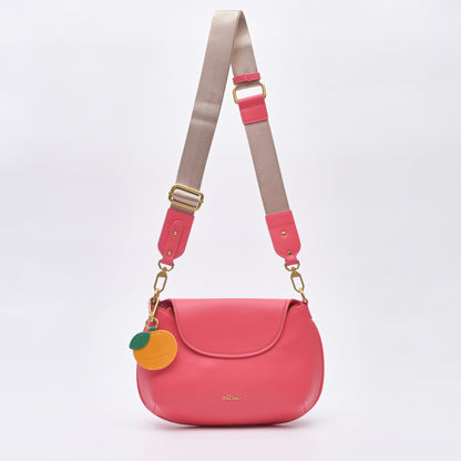 Orange Charm Crossbody Bag - TLSB2911PN3MK4 Red - Tocco Toscano Malaysia