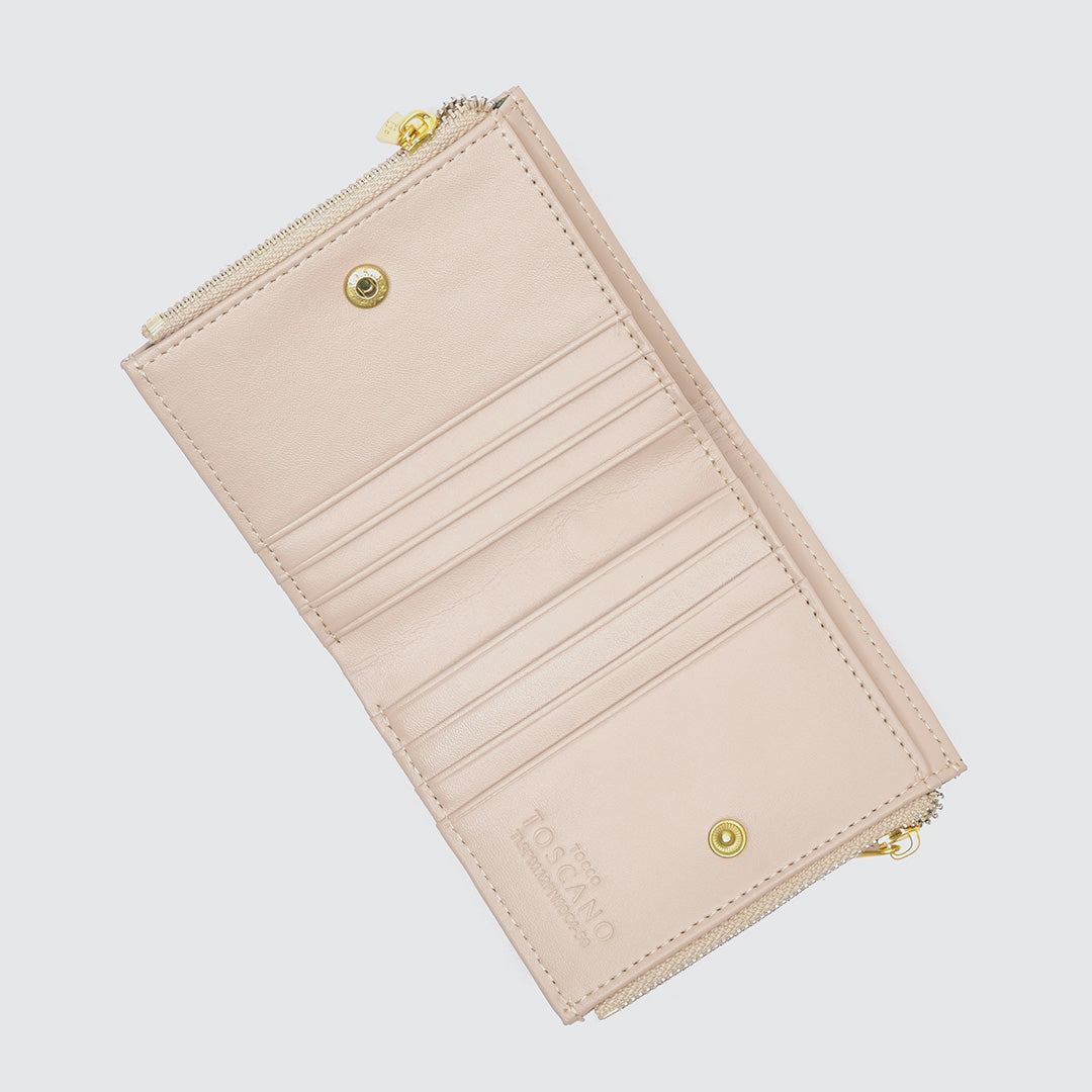 Two Fold Short Wallet - TLSP0112PN3BC4 - Tocco Toscano Malaysia