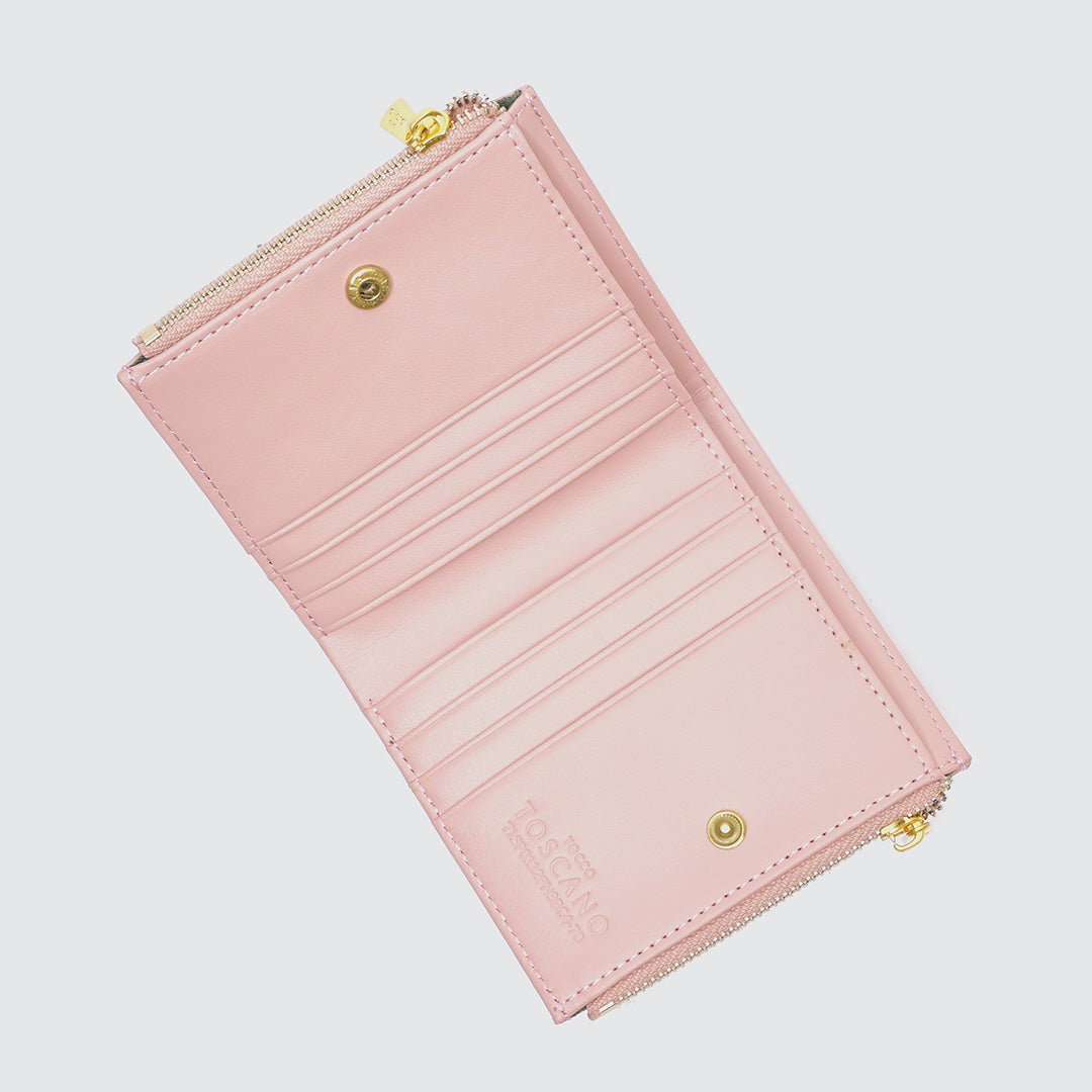 Two Fold Short Wallet - TLSP0112PN3BC4 - Tocco Toscano Malaysia