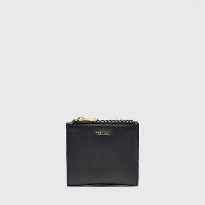 Two Fold Short Wallet - TLSP0112PN3BC4 BLACK - Tocco Toscano Malaysia