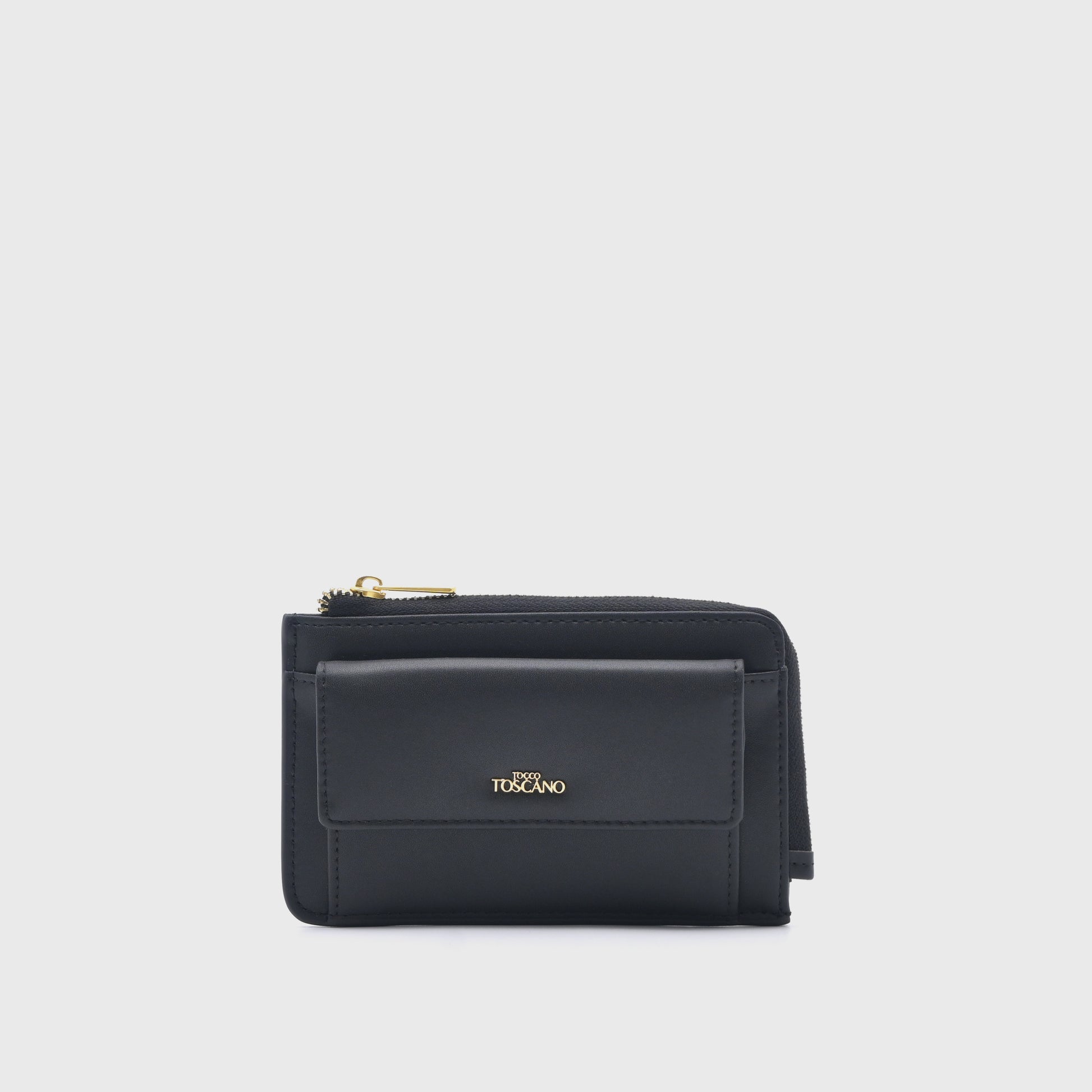 Black Short Wallet - TLSP0122PN3MD5 - Tocco Toscano Malaysia