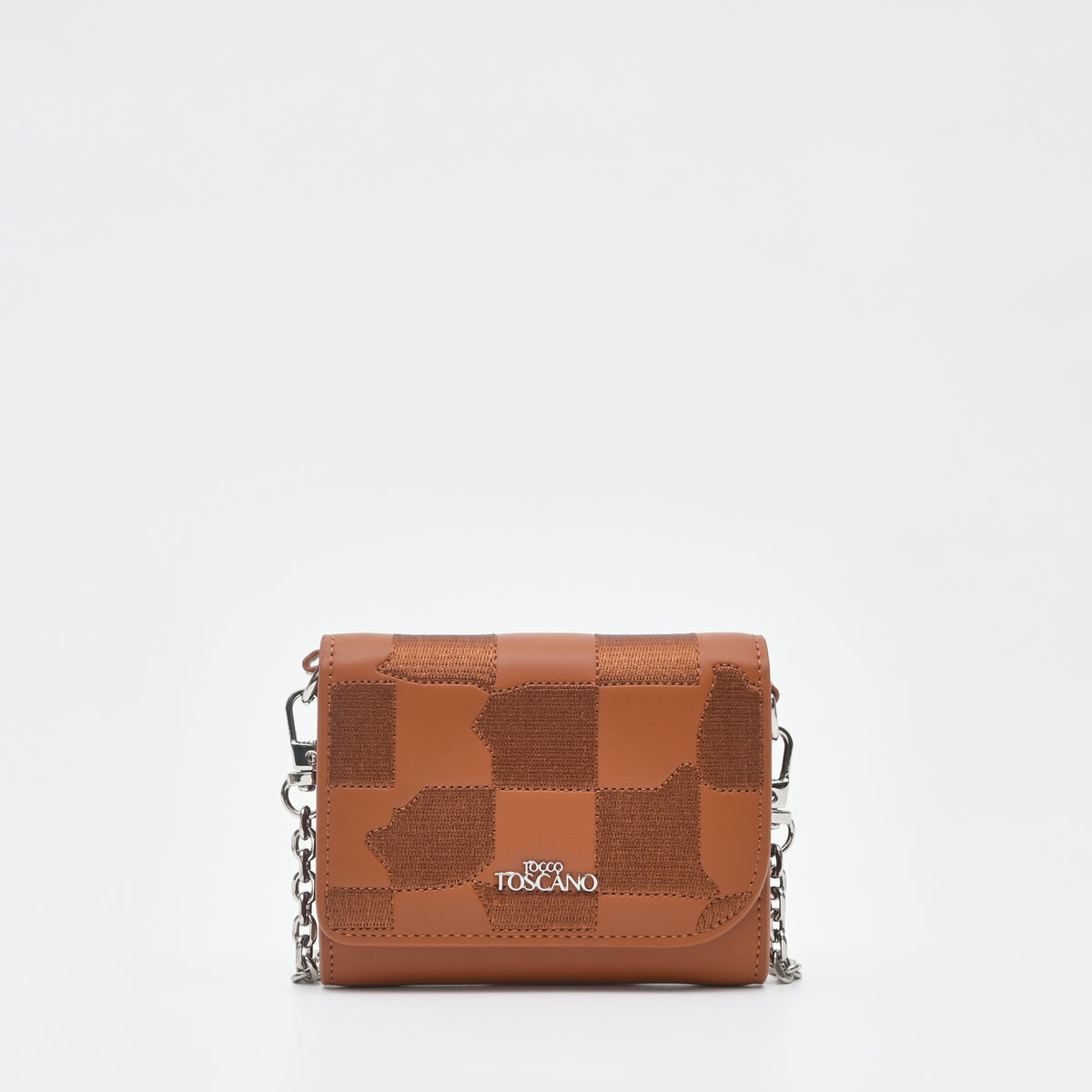 Brown Checkmate Mini Short Wallet - TLSP0311PN3MJ4 - Tocco Toscano Malaysia