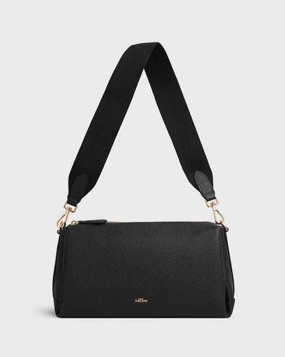 Black Marlows Oblong Shoulder Bag - TLSB3411LN3NH4 - Tocco Toscano Malaysia