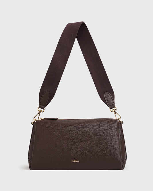 Dark Purple Marlows Oblong Shoulder Bag - TLSB3411LN3NH4 - Tocco Toscano Malaysia