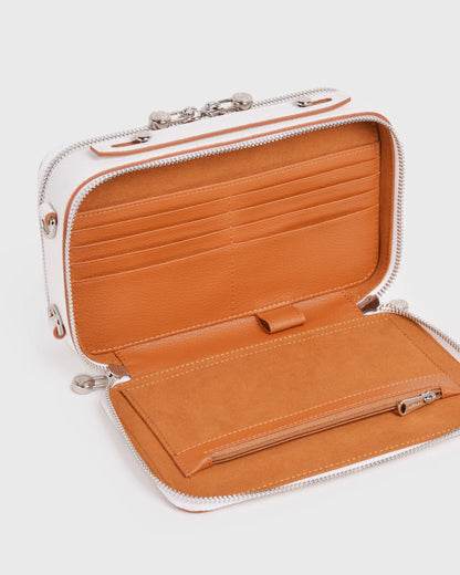 Kylie Train Case Top Handle Crossbody Handbag - TLHB2211LN3NE4 - Tocco Toscano Malaysia