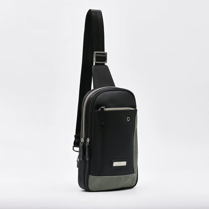 Casual Chest Bag With Front Zipper Pocket - TGEB0233PN3MG3 - Tocco Toscano Malaysia