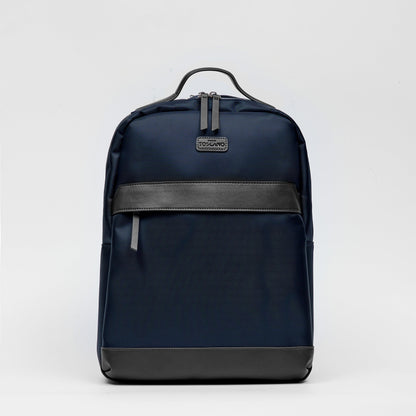 Nylon Back Pack With Patch Logo - TGBP1533NN3ML2 BLUE - Tocco Toscano Malaysia