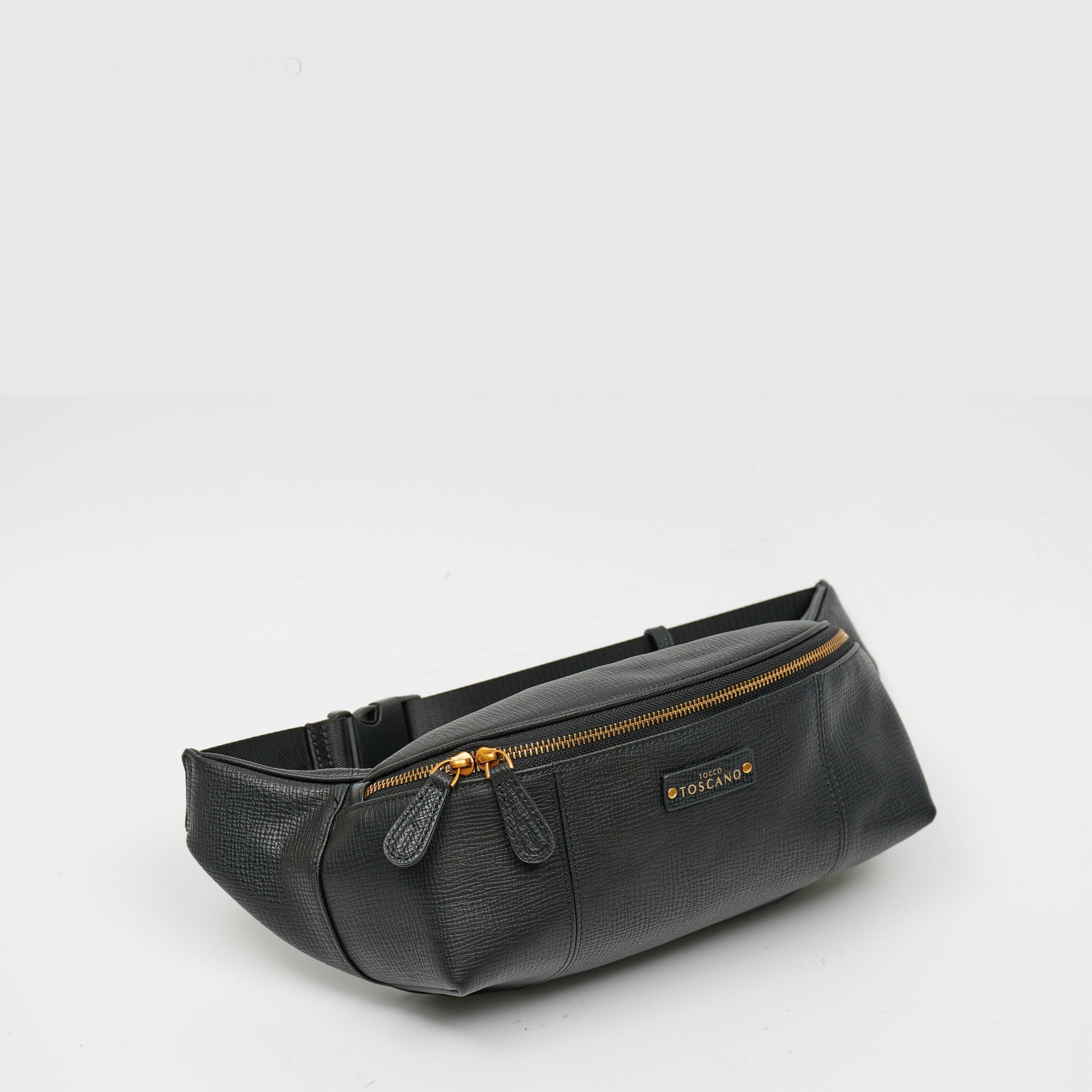 Alec Leather Chest Bag With Gold-Tone Hardware - TGEB1433LN3NL2 - Tocco Toscano Malaysia