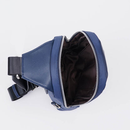 Stefao Casual Nylon Chest Bag With Front Zip Pocket - TGEB1934NN3MK2 - Tocco Toscano Malaysia
