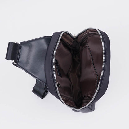 Stefao Casual Nylon Chest Bag With Front Zip Pocket - TGEB1934NN3MK2 - Tocco Toscano Malaysia