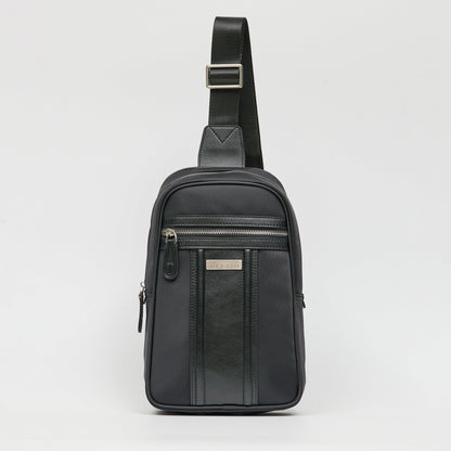 Deloin Nylon Chest Bag - TGEB2023NN3ML2 BLACK - Tocco Toscano Malaysia
